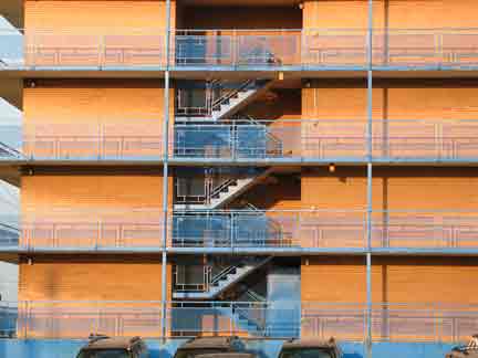 motel stairs, birmingham, alabama