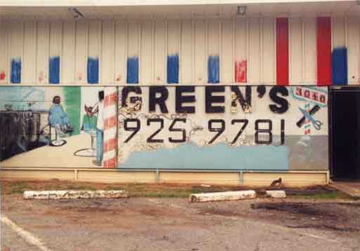 green's barber shop, powderly, birmingham, alabama
