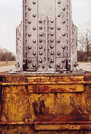 railroad bridge abutment, bessemer, alabama