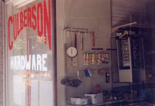 culberson hardware, goodwater, alabama